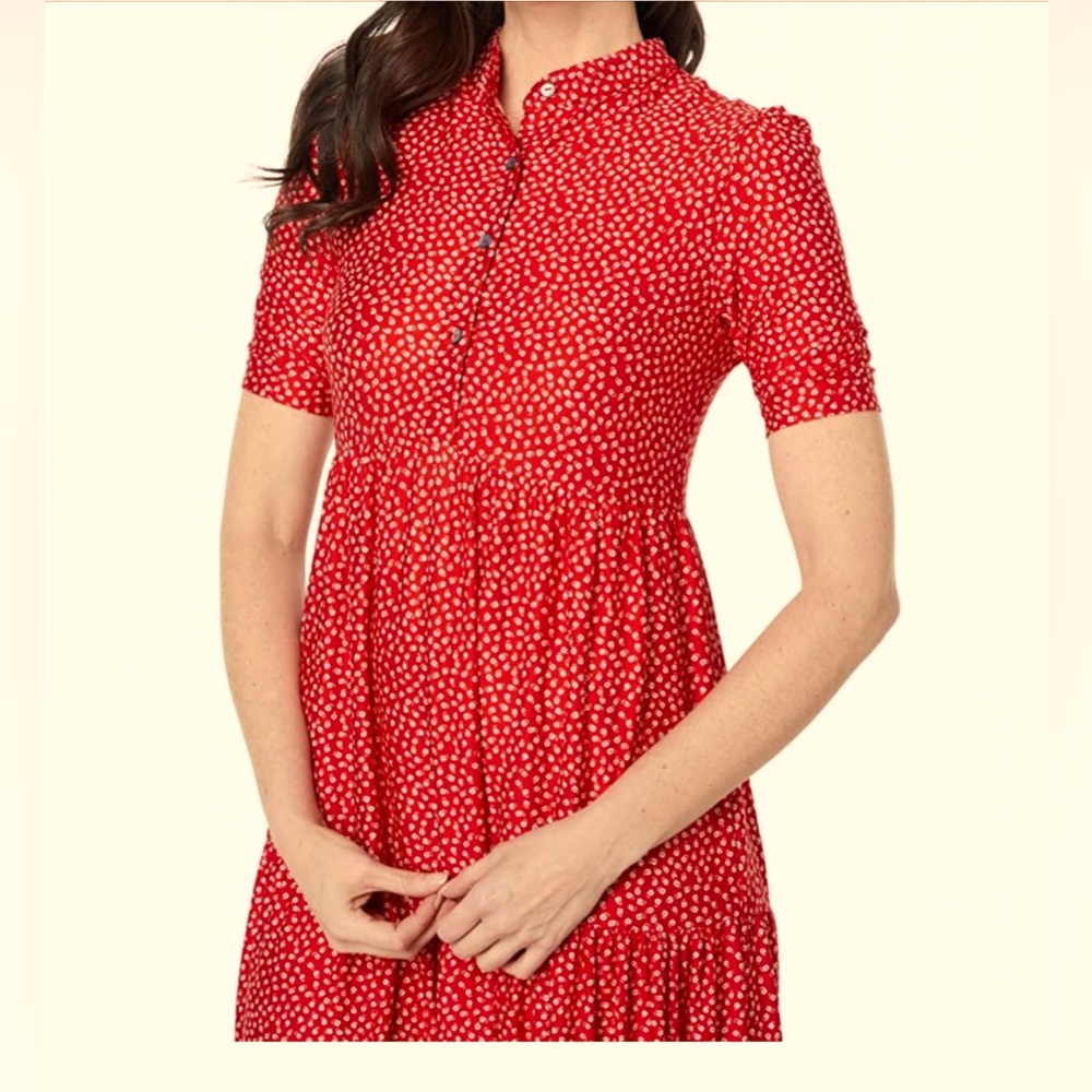 Max studio jersey tiered dress